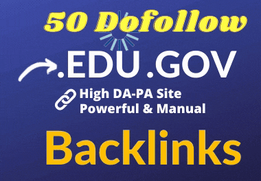 Special 50. ED/. GV Manual Backlinks By High Domain A...