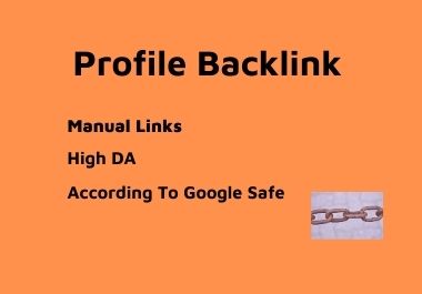 Manually create 50 High authority SEO profile backlin...