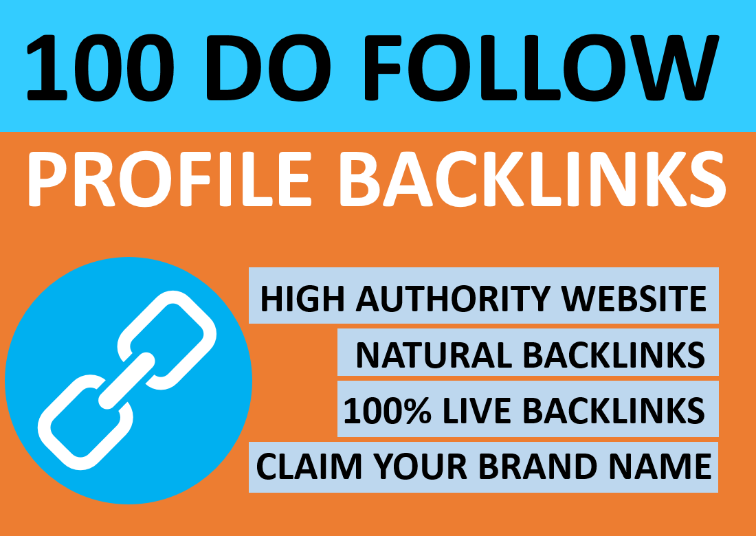 Manually Create 100 High Authority Profile Back-links...