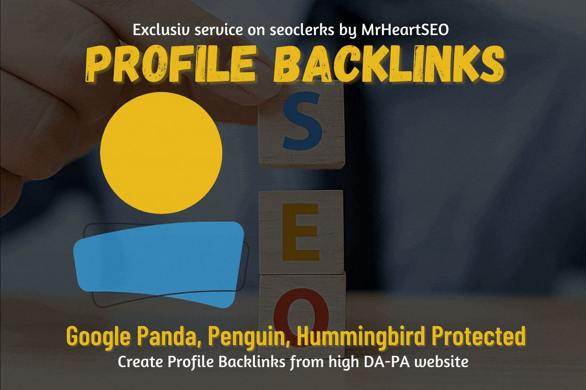 Manually Do 50 HQ Profile Backlinks From High DA, PA ...