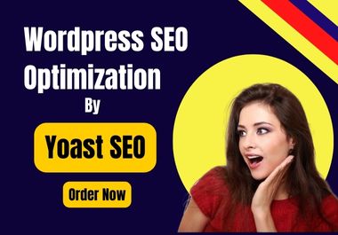 I will do on page SEO optimization by WordPress Yoast...