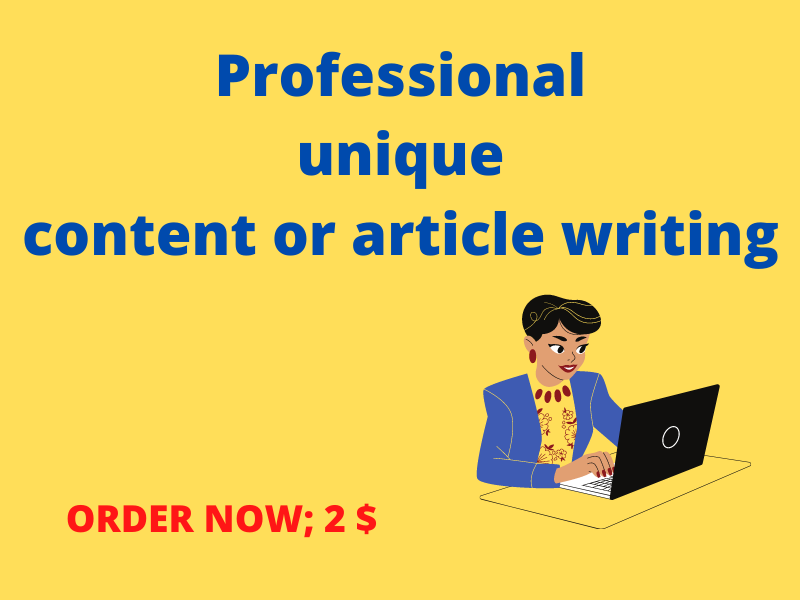I will write 1000 words article or content writing se...