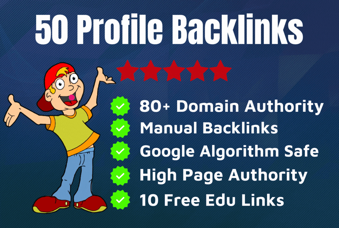 80+ Domain Authority & Manual 50 Social Profile B...