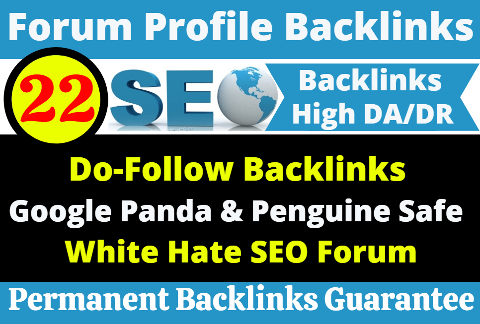 Get 22 Ultra Manual Super Powerful Forum Profile Crea...