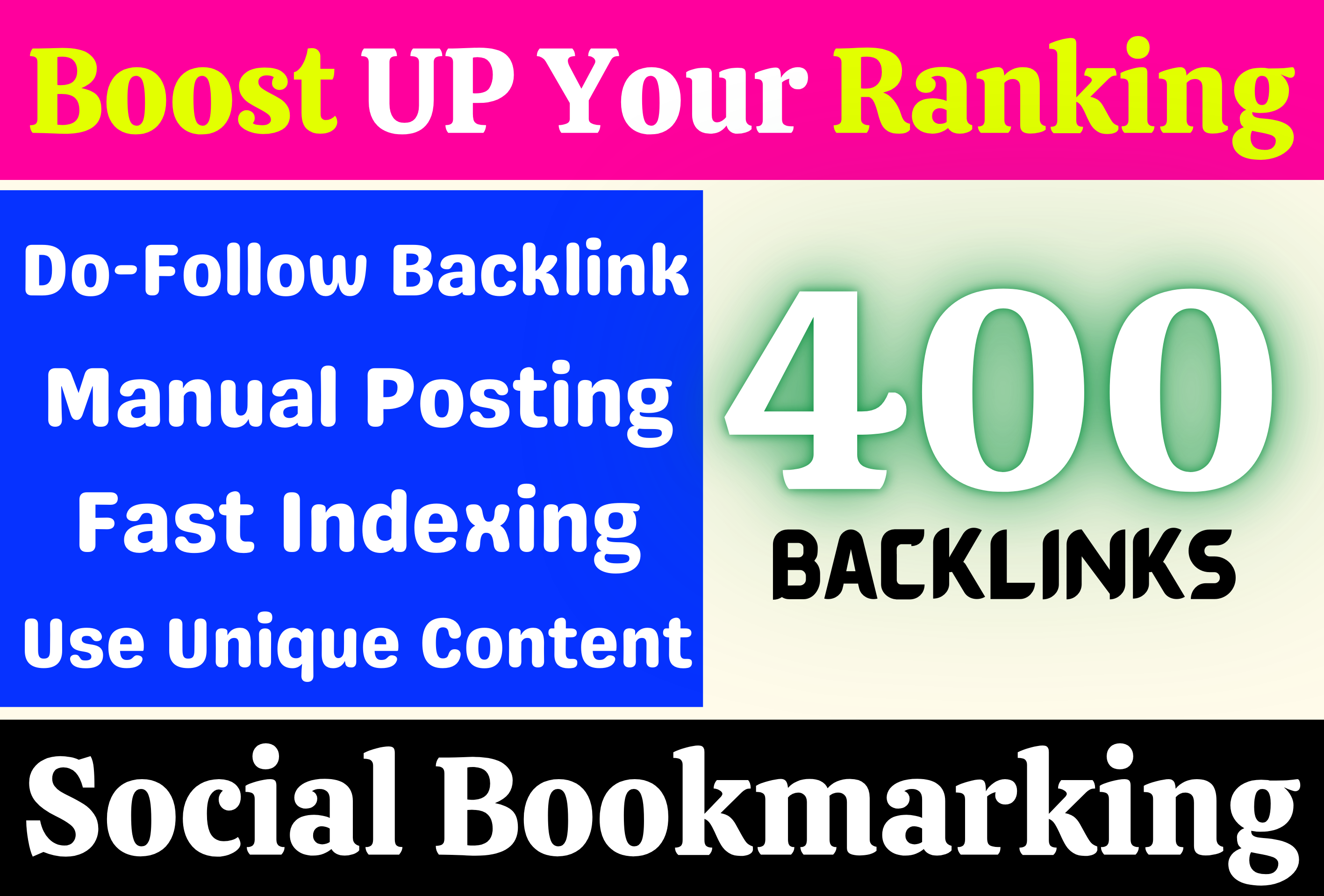 Manually Build 400+ Indexable Do-Follow Bookmarking U...