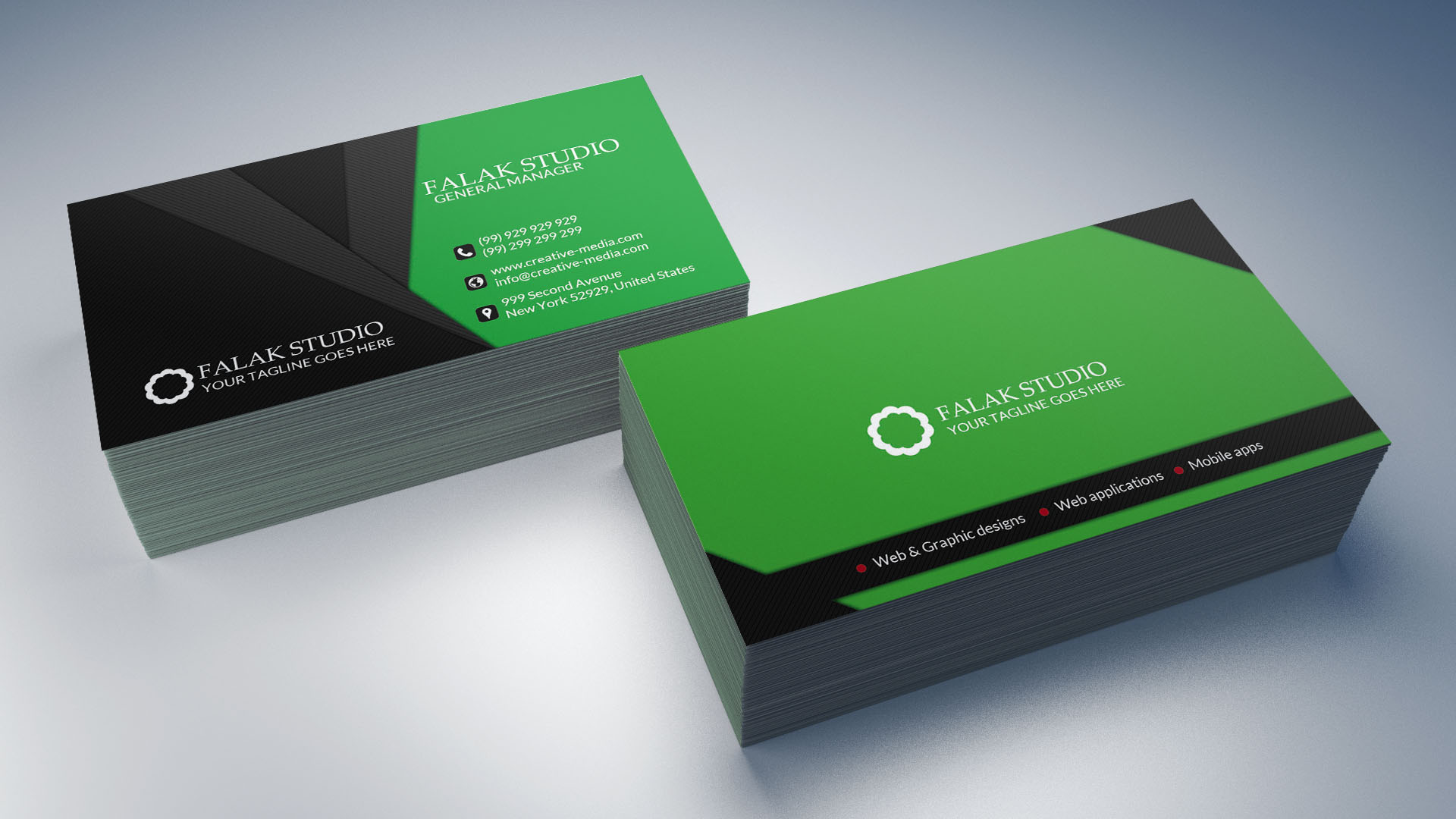 luxury business card, thank you card Design