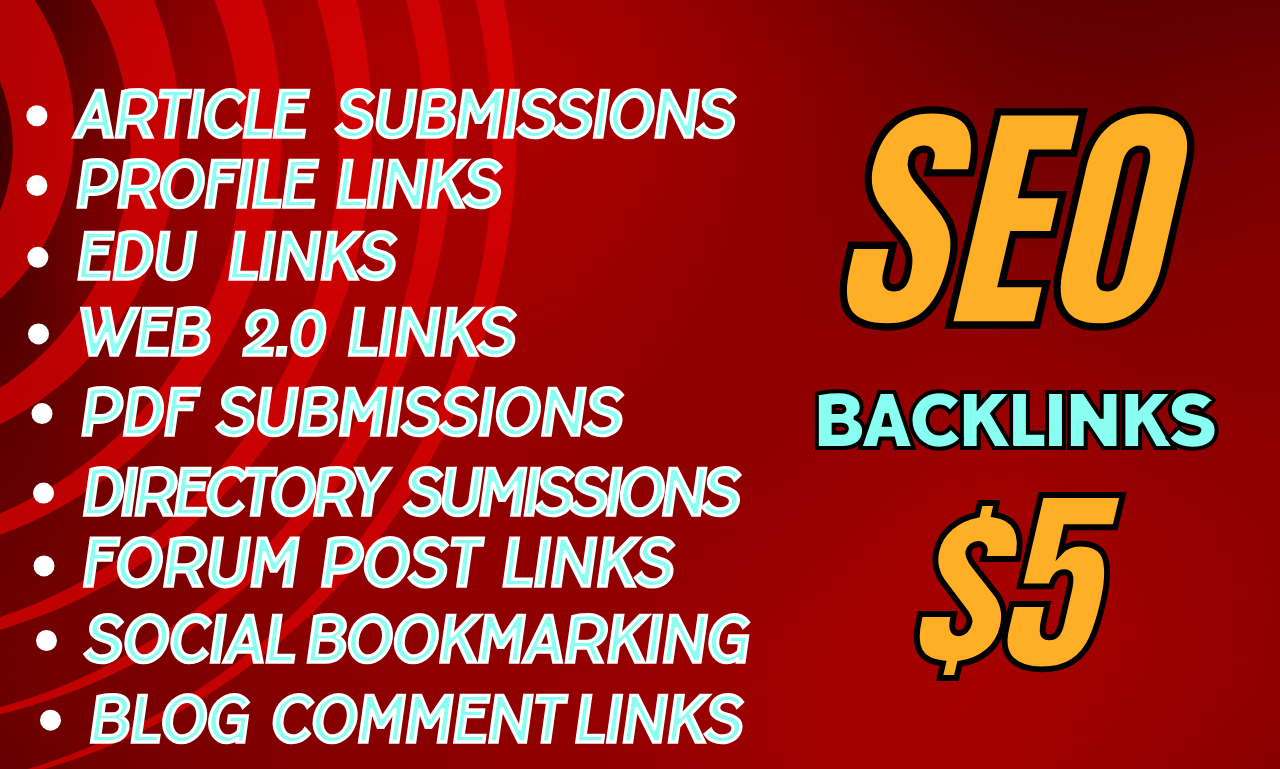 I will create 240 high aurthority seo backlinks manua...