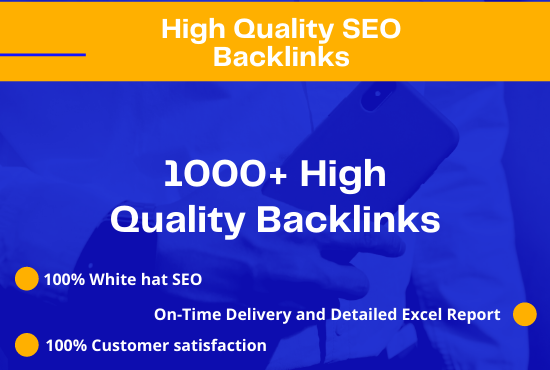 I will build 1000+ web 2.0 dofollow backlinks
