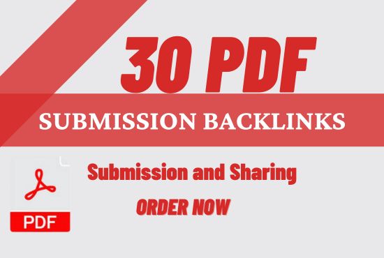 I will do the best PDF submission on 30 document-shar...