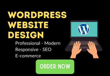 create, design an attractive and responsive wordpres...