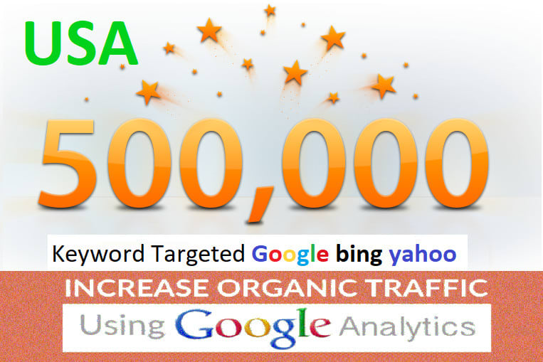 I will keyword targeted traffic usa of search engines
