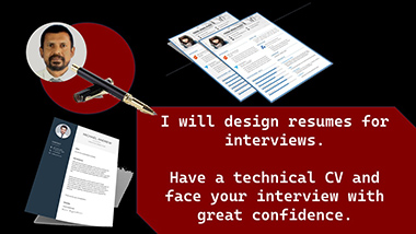 Professionally design resumes with latest formats and...