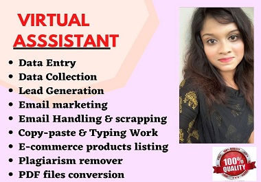 I will be your professional and reliable virtual assi...
