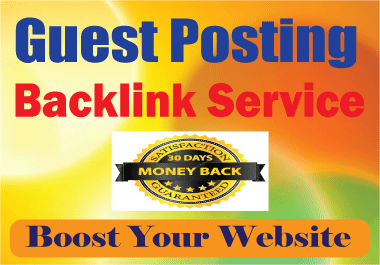 I will write & publish 10 Guest posts on High Met...
