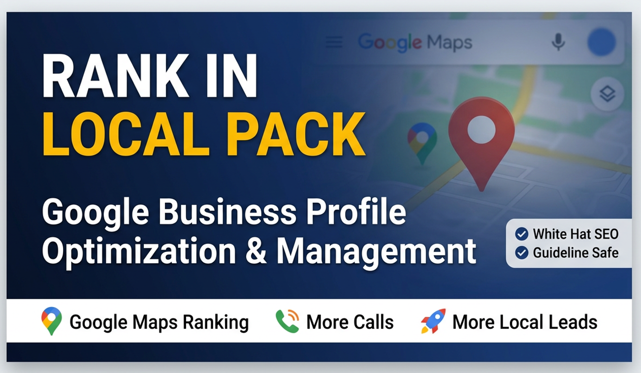 I will optimize and manage your google business profi...