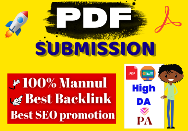 10 PDF Submission high authority domain low spam scor...