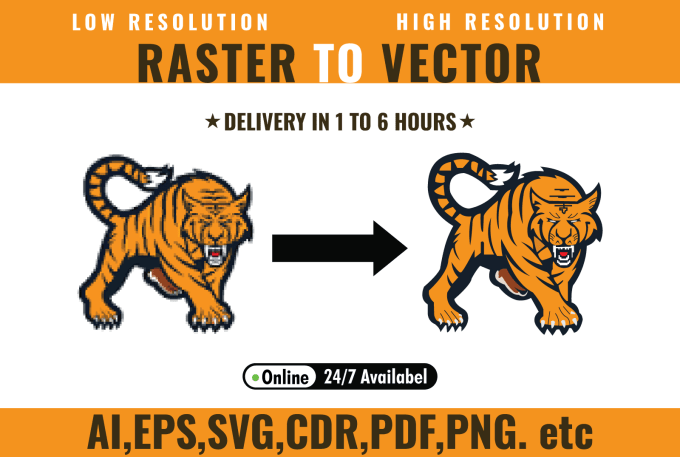 Logo, Icon, Trace, Vector Tracing, Redraw or Conve...