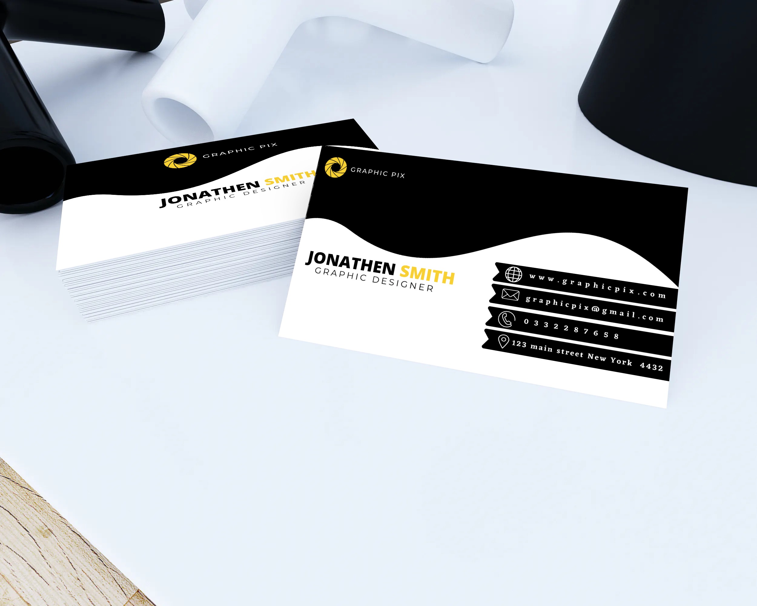 I will design minimalist professional business card f...