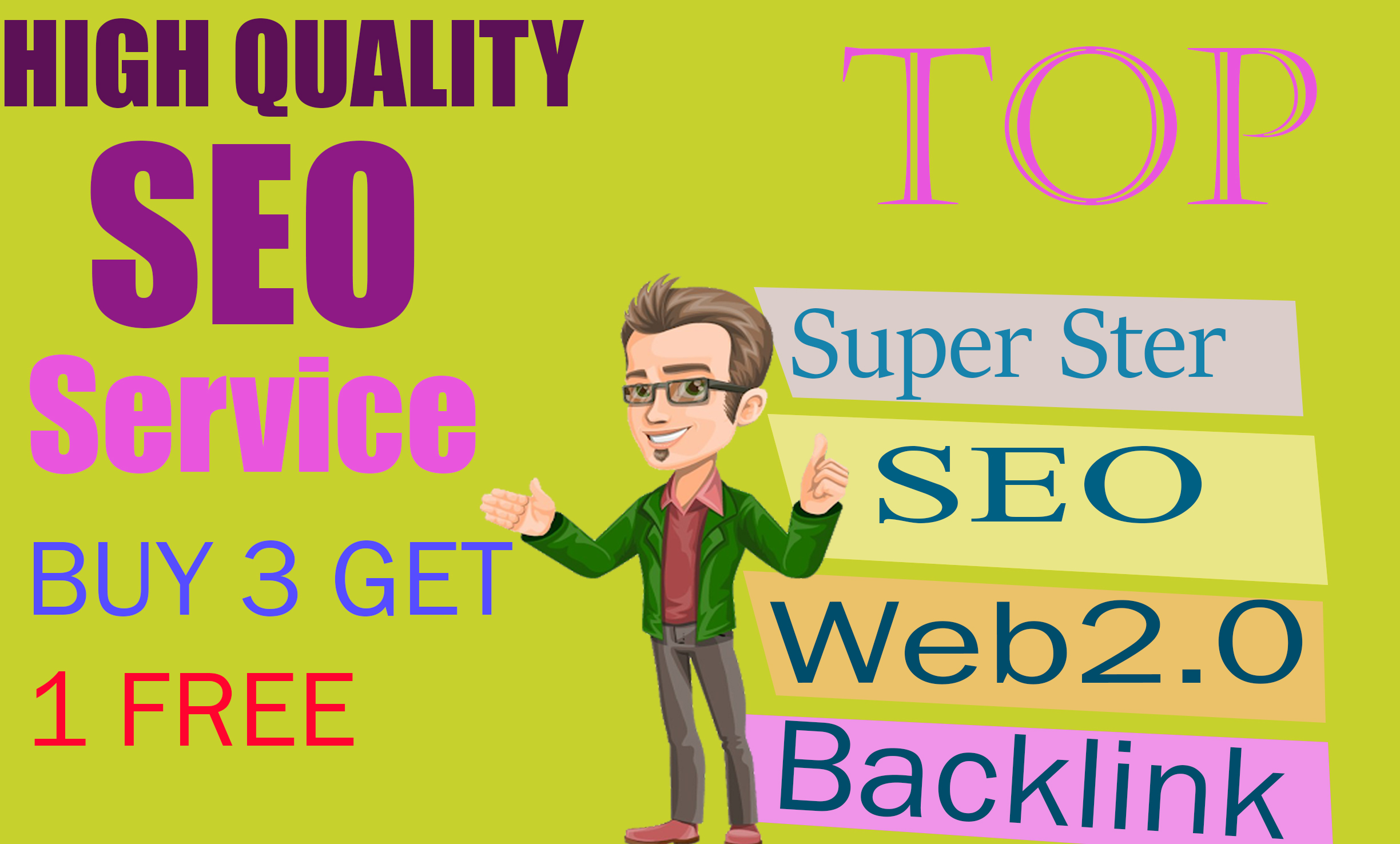 I will create super 100 web 2.0 backlinks
