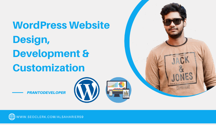 SEO friendly WordPress Install, Design & Customiz...