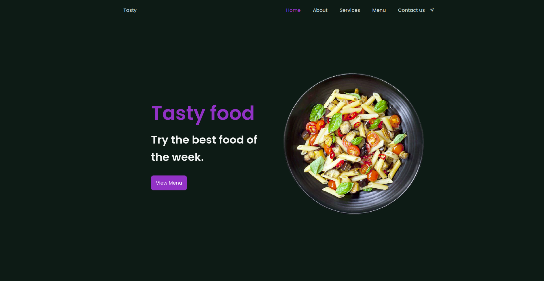 Responsive Template - Restaurant Website Uniqe