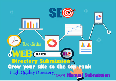 I will give 100 high-quality web directory submission...