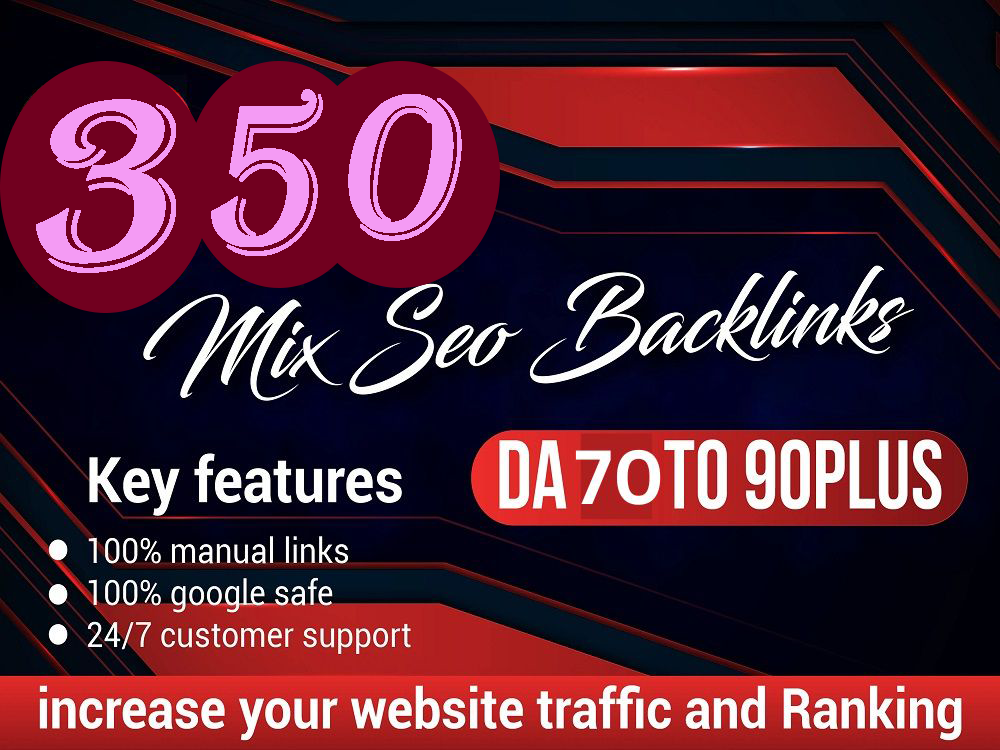 I will make dofollow SEO mix backlinks elevate your w...