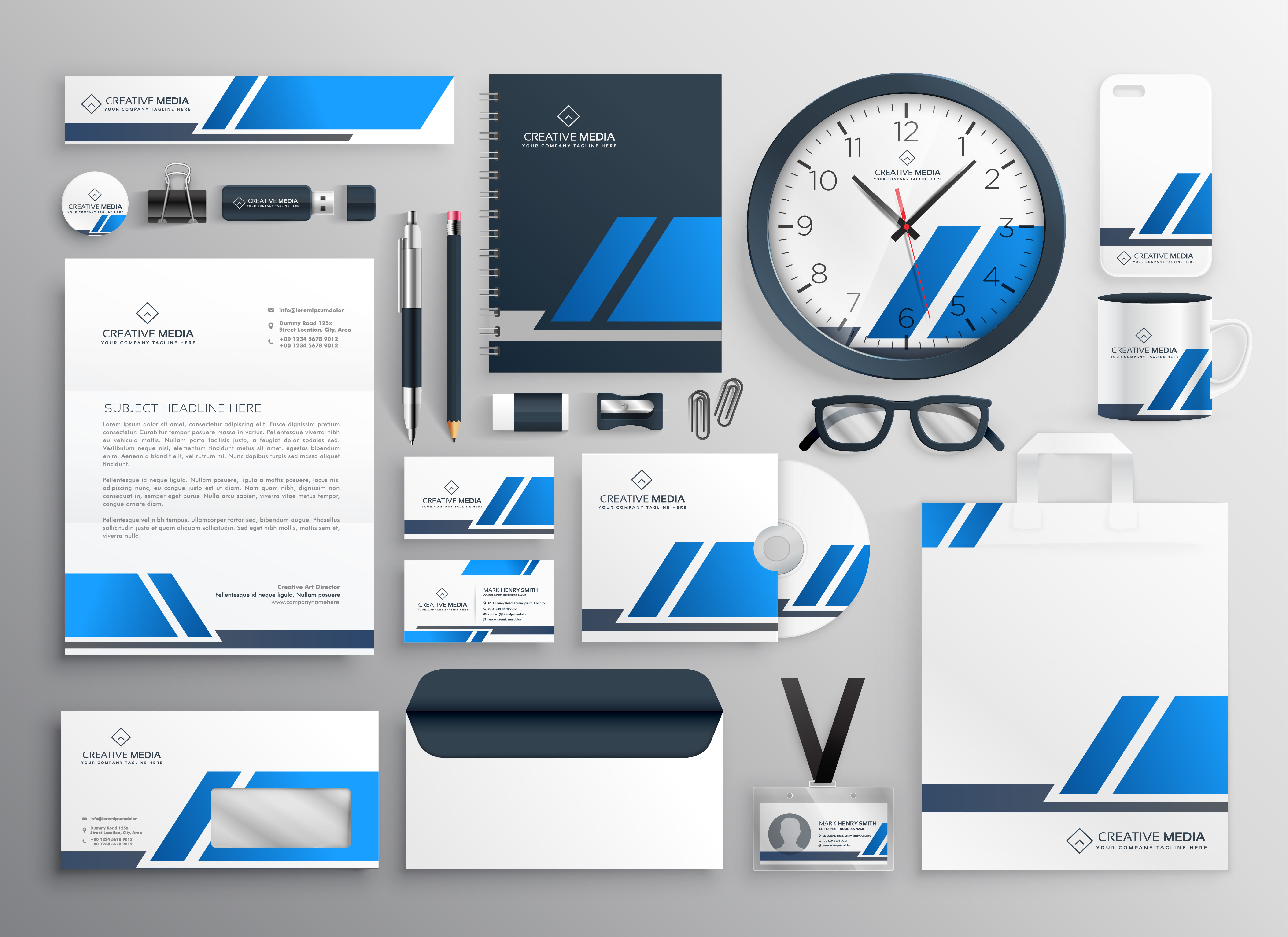 I will design professional brand logo and corporate b...