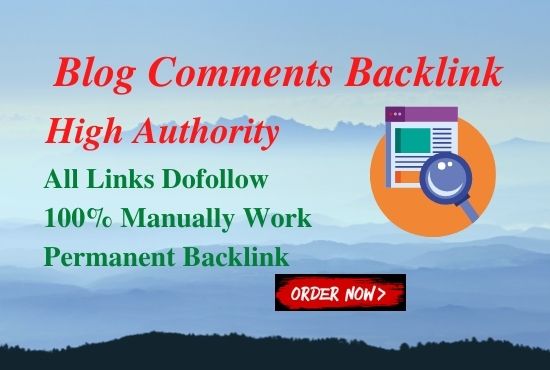 80 High Authority Blog Comments Back Links On High DA...