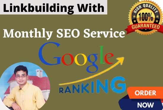 Monthly Off Page Seo Service for 1 Keywords Guarantee...