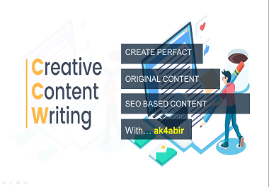 I will write high quality based content for your buss...