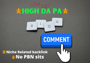 Create 200 Blog Comment Backlink To boost your websit...