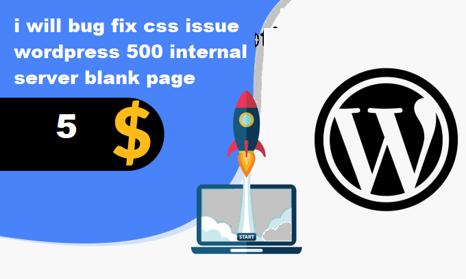 i will bug fix css issue wordpress 500 internal serve...