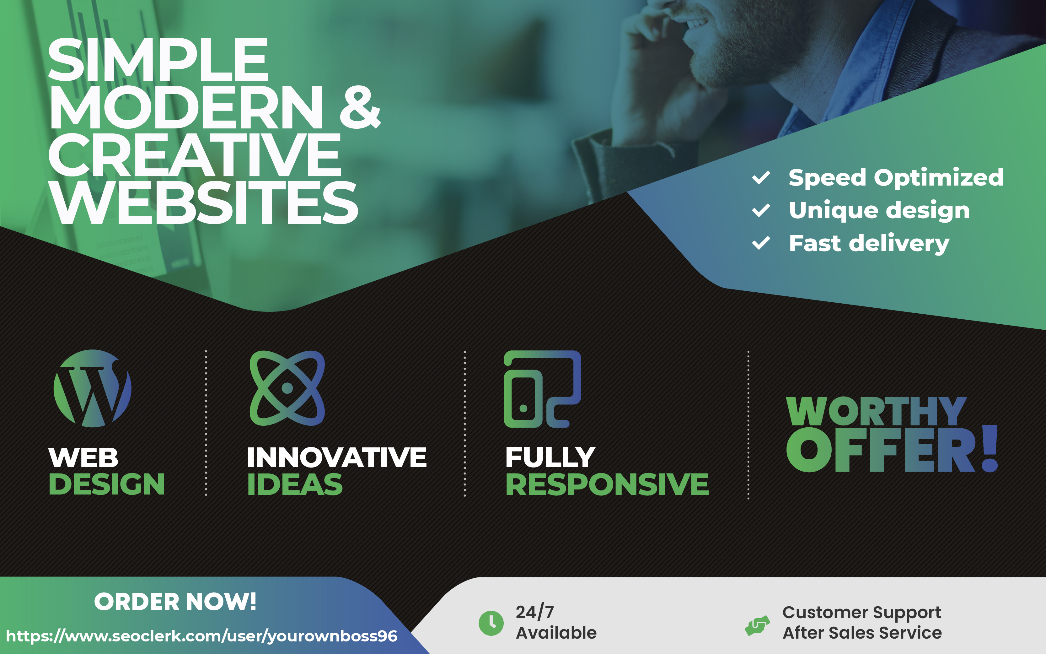 Web design and develop stunning WordPress websites