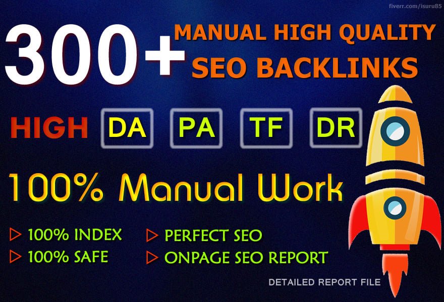 I will do 300 manual high domain authority SEO profil...