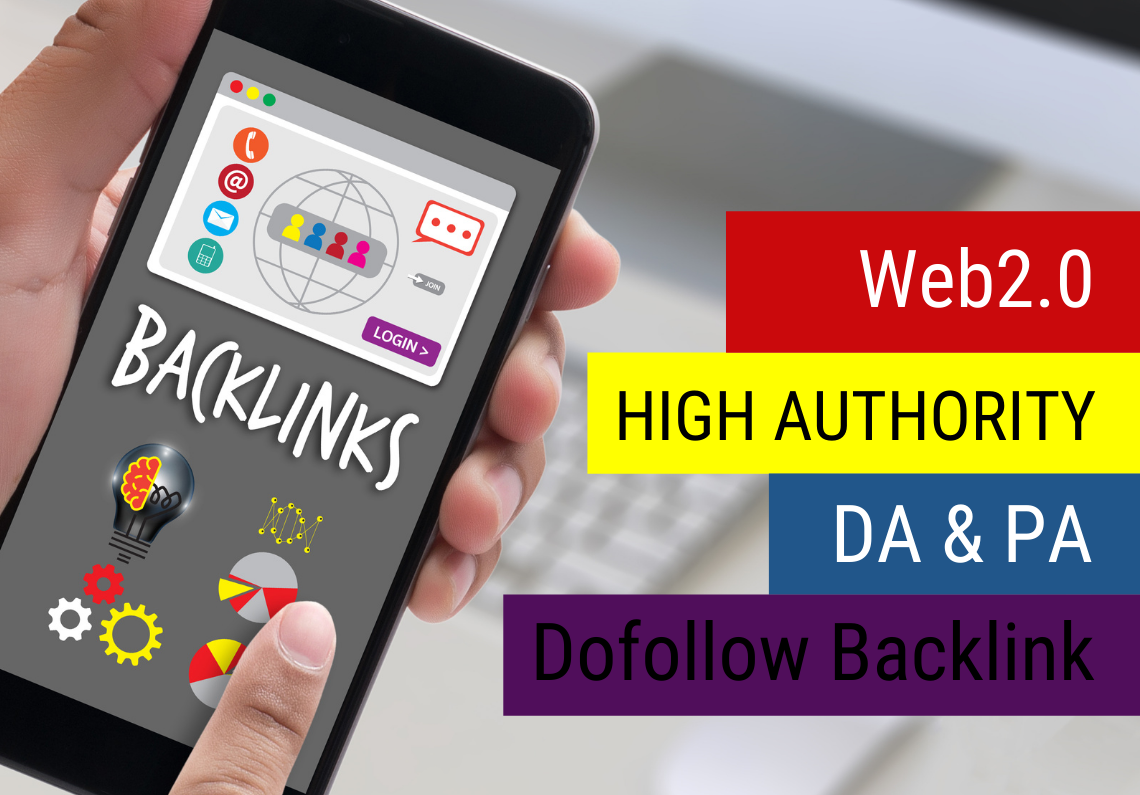 I will provide 10 High Authority DA PA Web2.0 Backlin...
