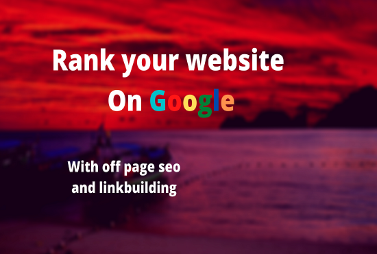 I will offer for you guranteed google 1st page rankin...