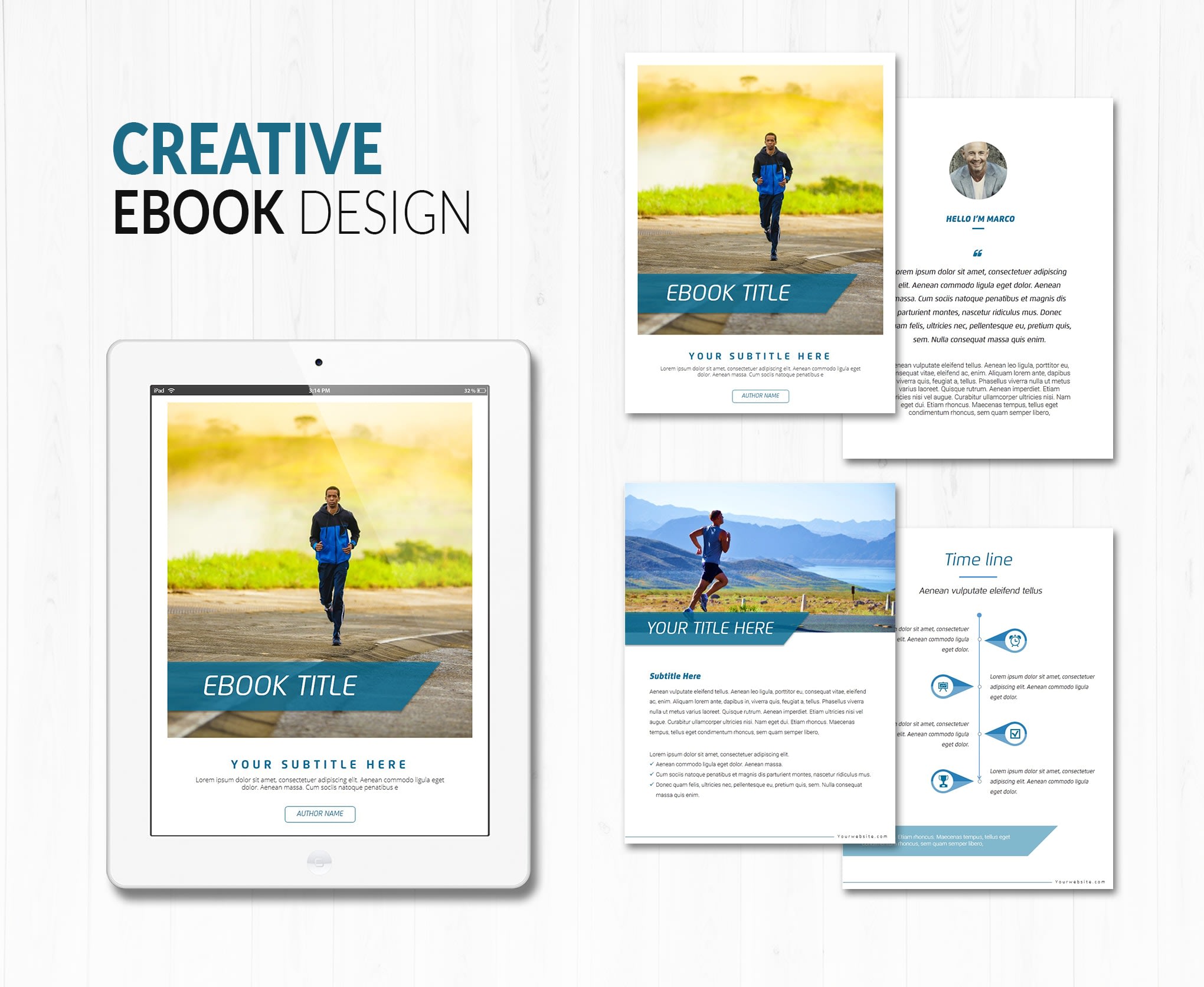 I will design an awesome PDF ebook bonus free editabl...