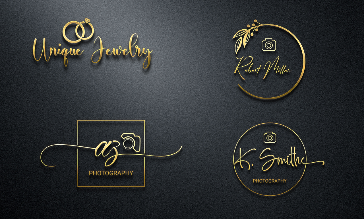 I will design luxury signature, handwritten, photog...