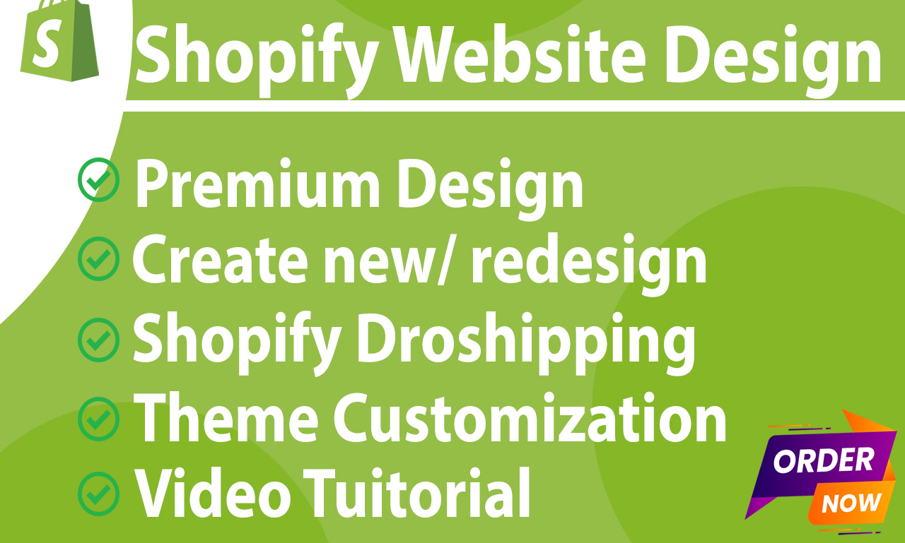 I will design shopify website or redesign shopify web...