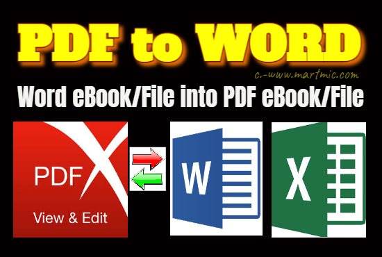 I will convert PDF file and eBook/e-Guide into Ms-Wor...