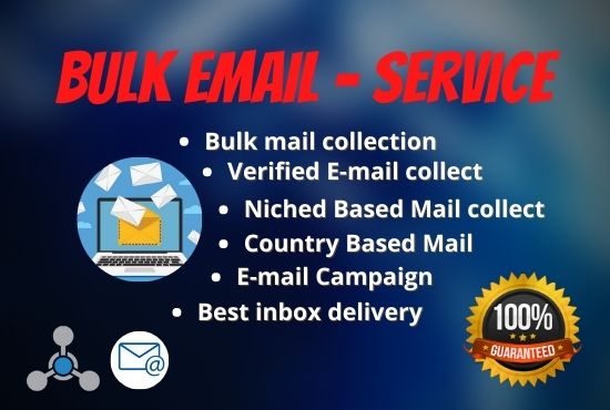I will provide niche targeted 5k verified bulk email ...