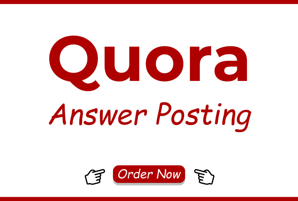 Posting 15 HQ Quora Answer with your Keyword & UR...