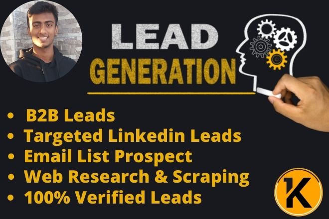 I will do 100 targeted b2b LinkedIn Lead Generation a...