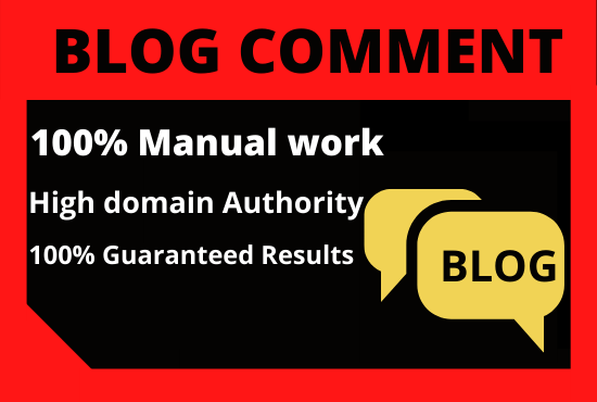 100 Blog Comments High Quality website unique content...