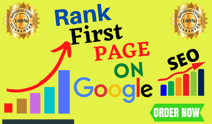 I will offer for you Guaranteed Google First page Ran...