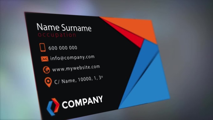 i will do business card very very fast time