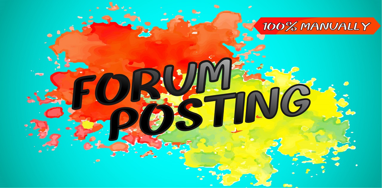 Manually 40 forum posting+100 profile backlink on hig...