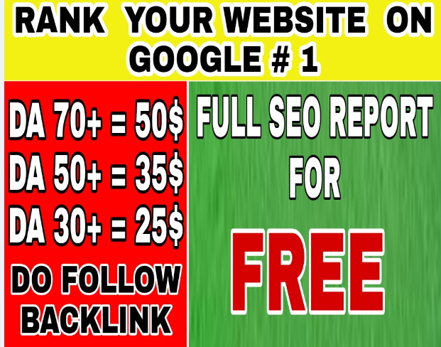 Increase you Website Domain authority with High DA 70...