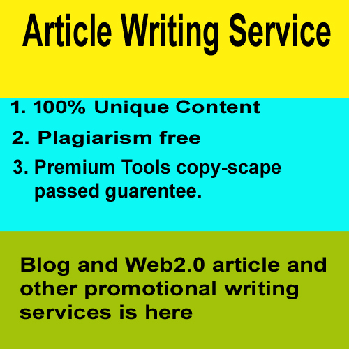 Write 500 to 1k words SEO friendly article for blogs ...